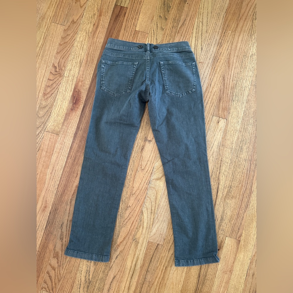 Pilcro Low-Rise Straight Green Gray Denim Jeans 25 Anthropologie - Picture 6 of 9